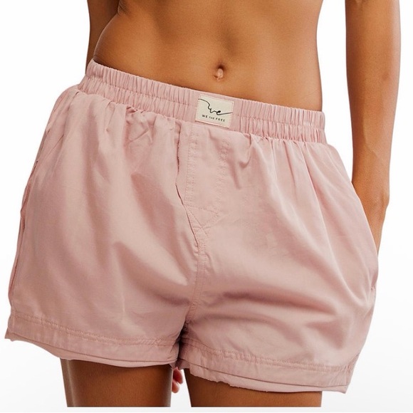We The Free Pants - We The Free Soft Pink Elastic Waist Athletic Shorts NWT